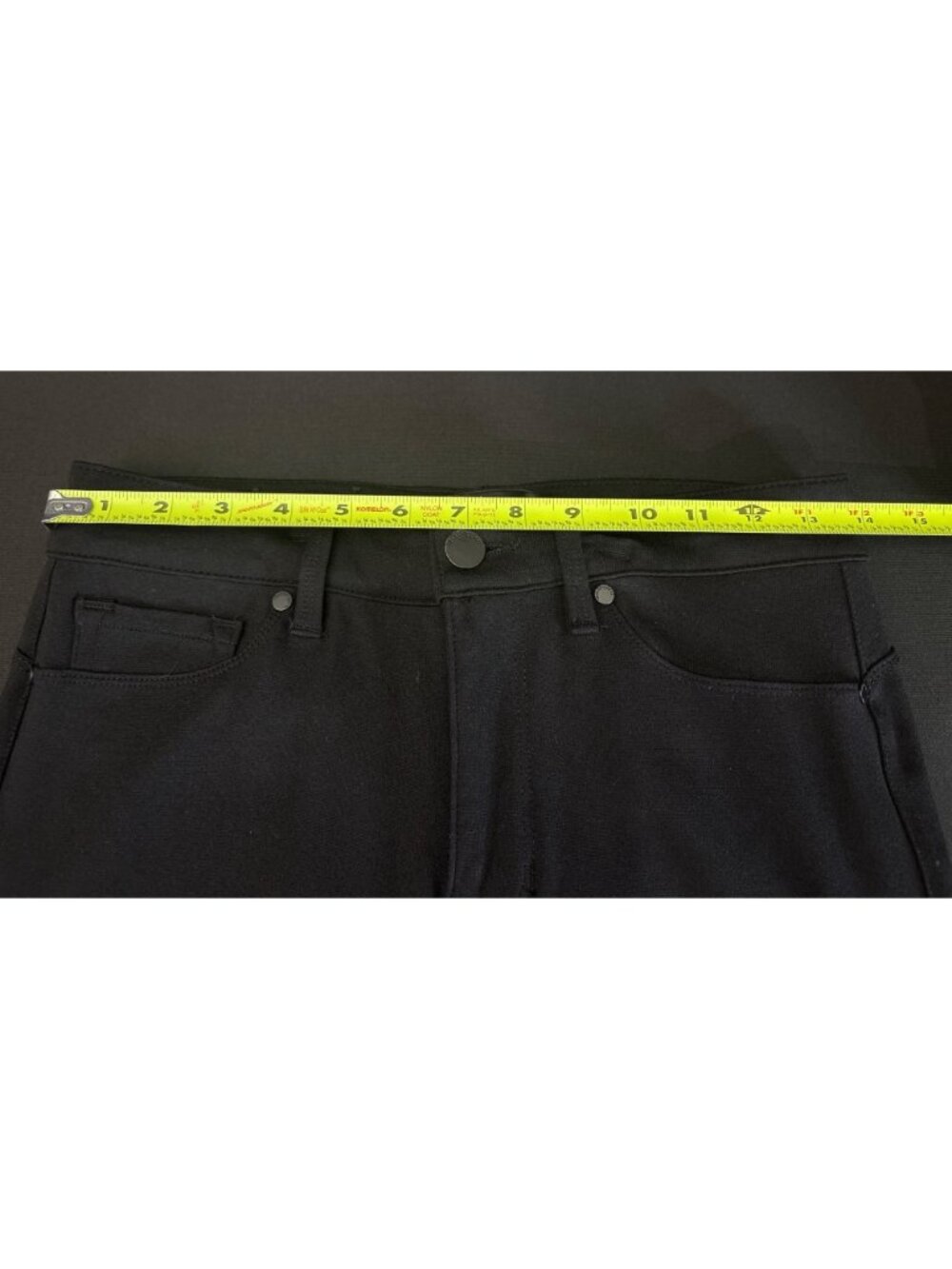 Eva Longoria Women's Black Skinny Slim Fit Jeggings Stretchy Pants High Rise 10 - Picture 15 of 16